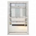 American style vertical sliding window/american style upvc window/bathroom sliding windows